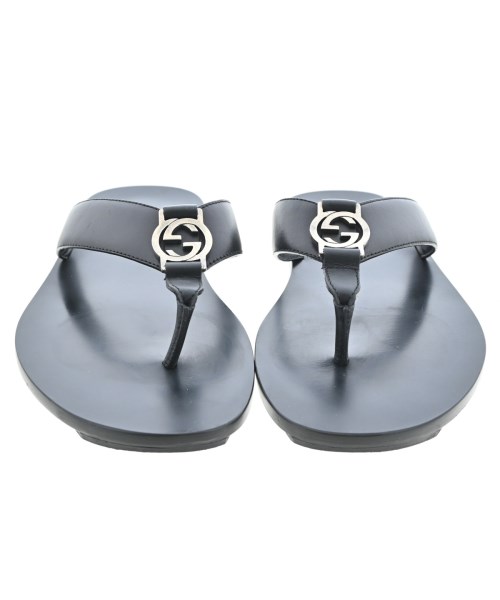 GUCCI（グッチ）サンダル 黒 サイズ:UK6(24.5cm位) メンズ/2200674001022
