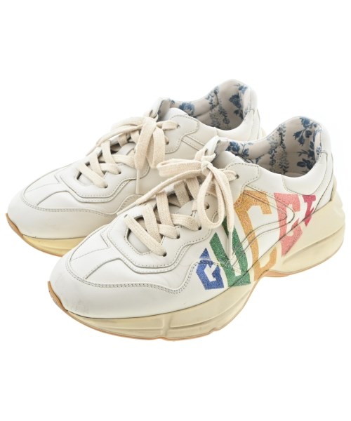 GUCCI(グッチ)スニーカー 白 サイズ:EU38 1/2(25cm位)/2200675186049