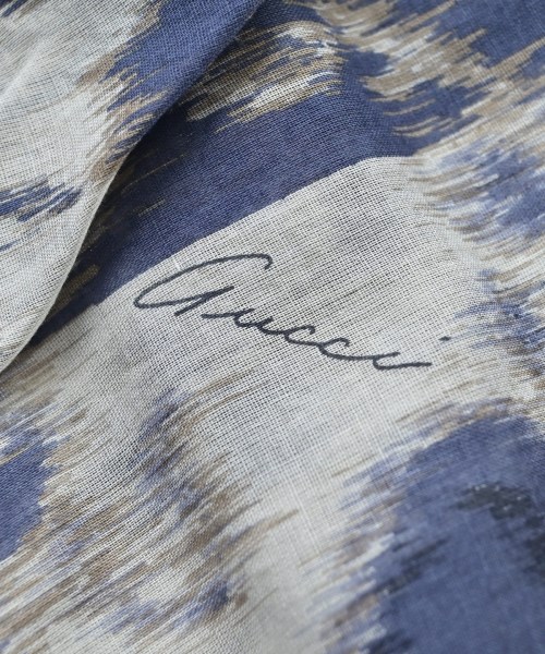 GUCCI（グッチ）ストール 青 サイズ:- レディース/2200668074322