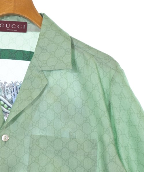 GUCCI（グッチ）カジュアルシャツ 緑 サイズ:46(M位) メンズ/2200675676038