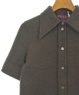 GUCCI（グッチ）ブラウス 茶 サイズ:38(S位) レディース/2200675676045