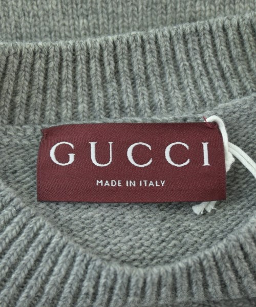GUCCI（グッチ）ニット・セーター グレー サイズ:S レディース/2200675676083