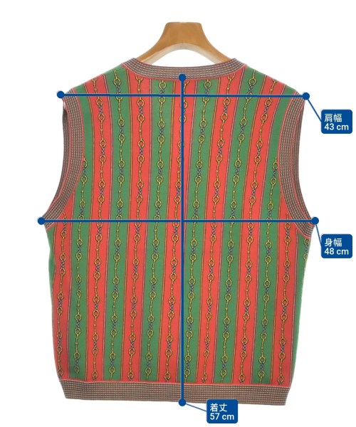 GUCCI（グッチ）ベスト 赤 サイズ:L メンズ/2200675782074