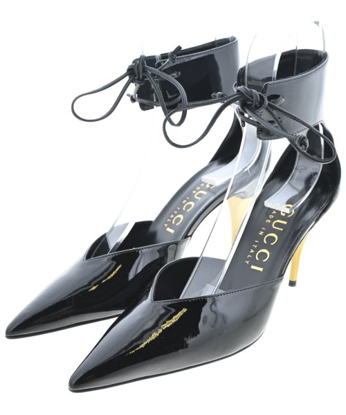 GUCCI(グッチ)パンプス 黒 サイズ:EU38 1/2(25cm位)/2200675996044
