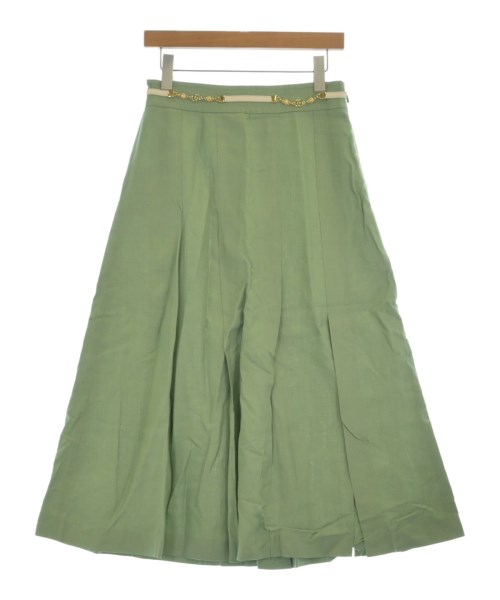 GUCCI(グッチ)ロング・マキシ丈スカート 緑 サイズ:42(M位)/2200675996051