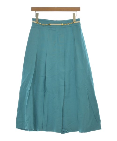 GUCCI(グッチ)ロング・マキシ丈スカート 青 サイズ:42(M位)/2200675996068