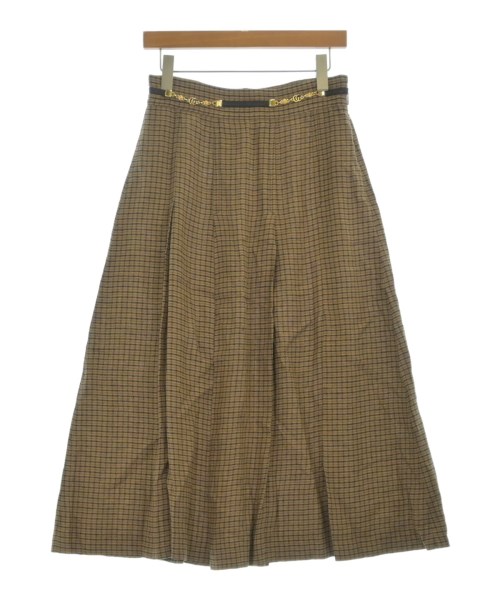 GUCCI(グッチ)ロング・マキシ丈スカート 茶 サイズ:42(M位)/2200675996075