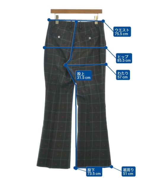 GUCCI（グッチ）スラックス グレー サイズ:44(L位) レディース/2200675996082