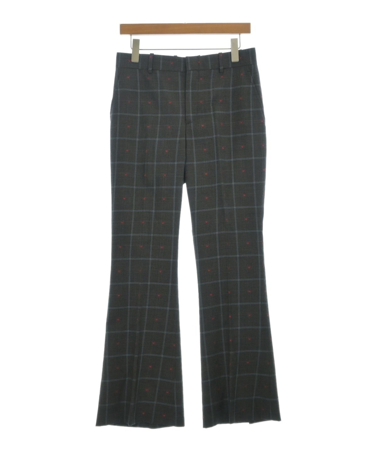 GUCCI（グッチ）スラックス グレー サイズ:44(L位) レディース