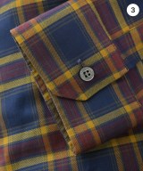 GUCCI（グッチ）カジュアルシャツ 紺 サイズ:38(S位) メンズ/2200676255072