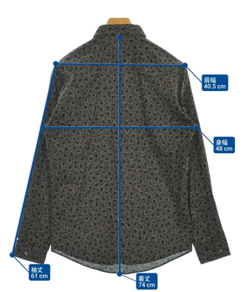 GUCCI（グッチ）カジュアルシャツ 茶 サイズ:38(S位) メンズ/2200676255089