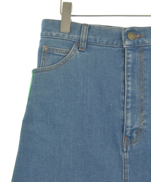 GUCCI（グッチ）ひざ丈スカート 青 サイズ:42(M位) レディース/2200676255096