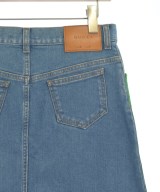 GUCCI（グッチ）ひざ丈スカート 青 サイズ:42(M位) レディース/2200676255096
