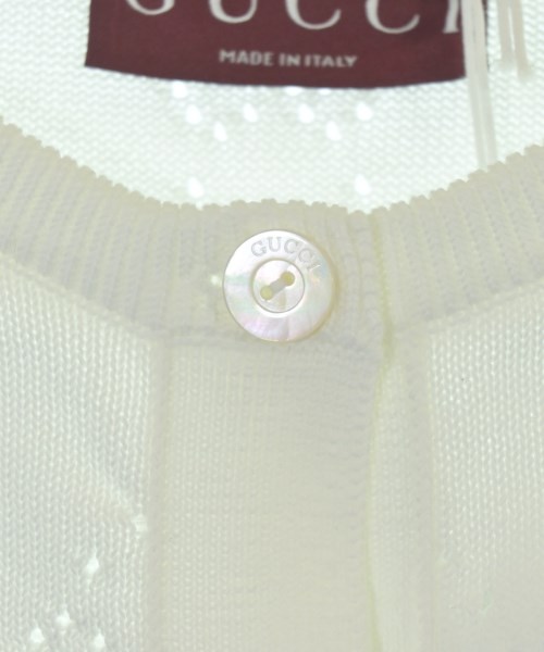 GUCCI（グッチ）カーディガン 白 サイズ:L レディース/2200675587044