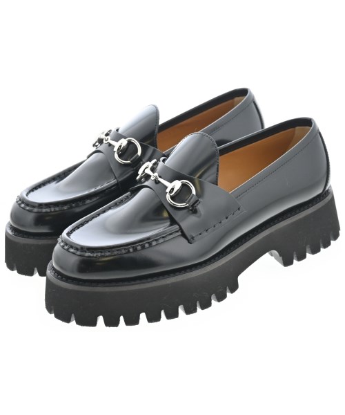 GUCCI(グッチ)ドレスシューズ/ローファー 黒 サイズ:EU37 1/2(24cm位)/2200675587099