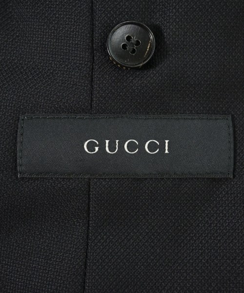 GUCCI（グッチ）テーラードジャケット 黒 サイズ:50(XL位) メンズ/2200670771073