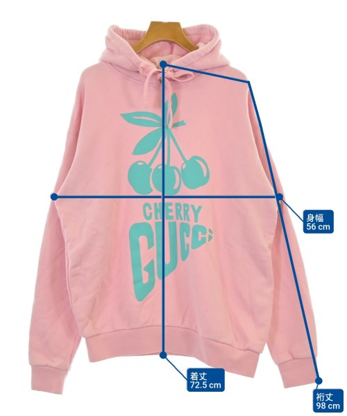 GUCCI（グッチ）パーカー ピンク サイズ:XS レディース/2200672469145
