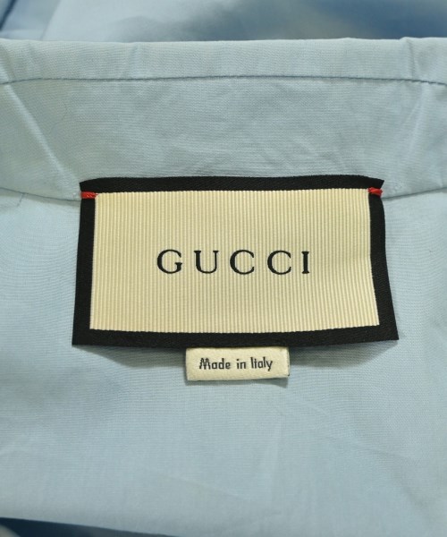 GUCCI（グッチ）カジュアルシャツ 青 サイズ:S レディース/2200672911132