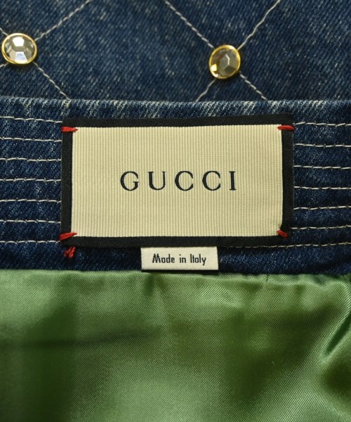 GUCCI（グッチ）ミニスカート 青 サイズ:38(S位) レディース/2200672911545