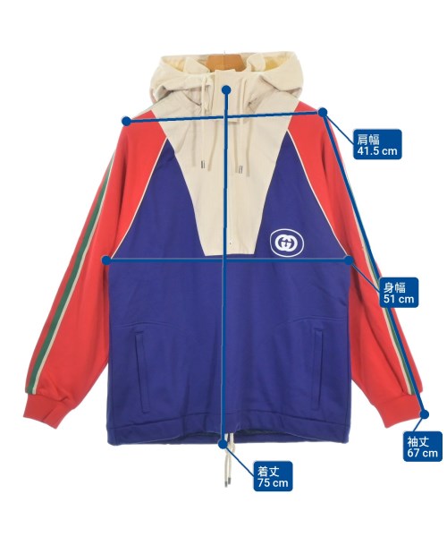 GUCCI（グッチ）パーカー 紫 サイズ:XS メンズ/2200677799056