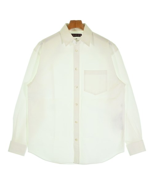 GUCCI(グッチ)ドレスシャツ 白 サイズ:44(S位)/2200677931043