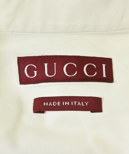 GUCCI（グッチ）ドレスシャツ 白 サイズ:44(S位) メンズ/2200677931043