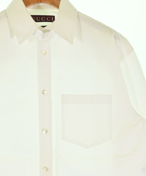 GUCCI（グッチ）ドレスシャツ 白 サイズ:44(S位) メンズ/2200677931043