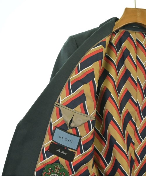 GUCCI（グッチ）テーラードジャケット 緑 サイズ:44(S位) メンズ/2200677978017