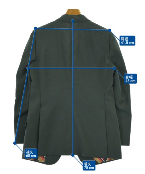 GUCCI（グッチ）テーラードジャケット 緑 サイズ:44(S位) メンズ/2200677978017