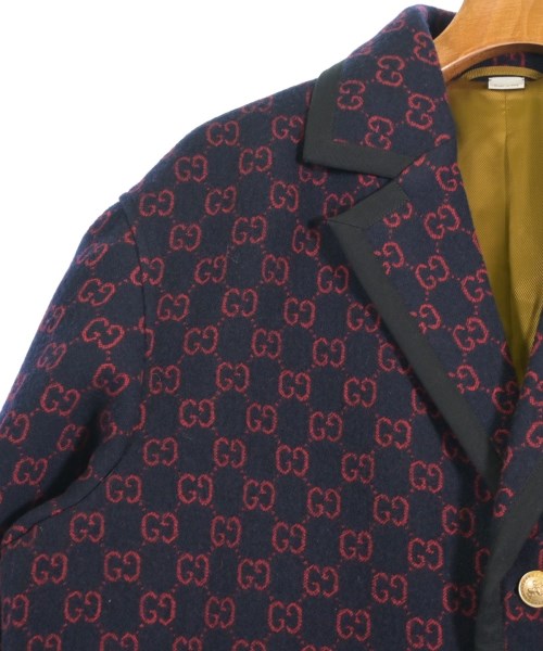 GUCCI（グッチ）チェスターコート 紺 サイズ:50(XL位) メンズ/2200677978031
