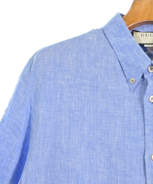 GUCCI（グッチ）カジュアルシャツ 青 サイズ:44(S位) メンズ/2200677978048