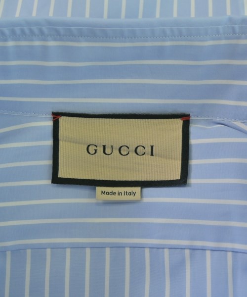 GUCCI（グッチ）ドレスシャツ 青 サイズ:41(XL位) メンズ/2200678006061