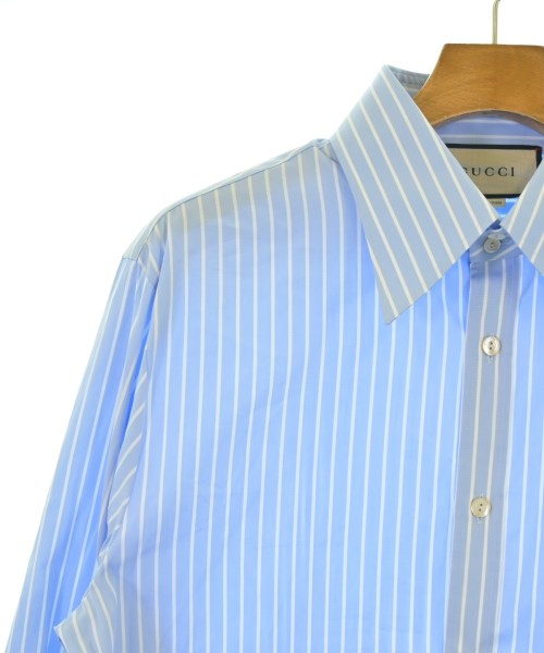 GUCCI（グッチ）ドレスシャツ 青 サイズ:41(XL位) メンズ/2200678006061