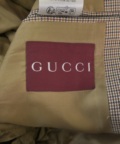 GUCCI（グッチ）カジュアルジャケット 茶 サイズ:50(XL位) メンズ/2200677818047