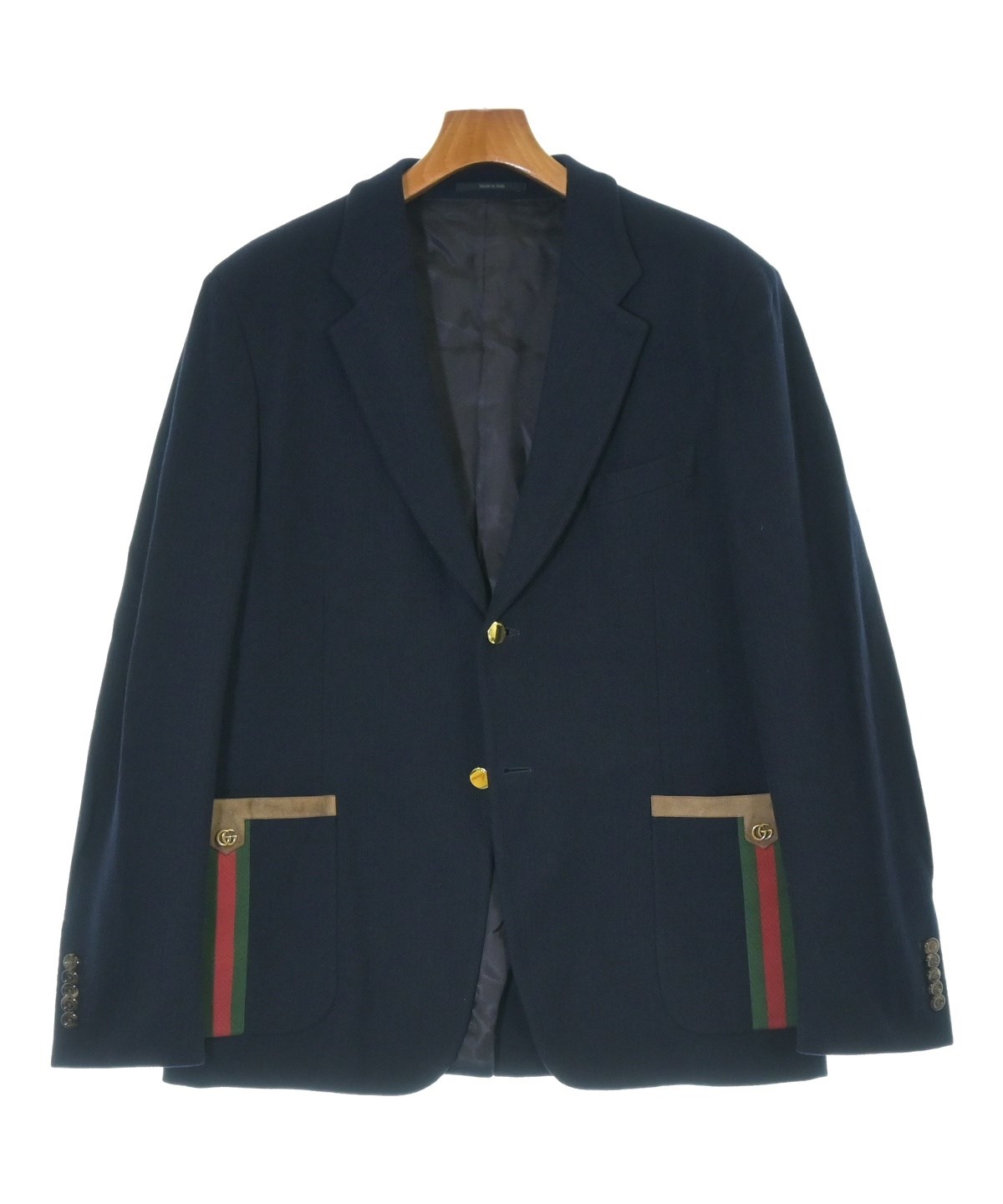 GUCCI（グッチ）カジュアルジャケット 紺 サイズ:52(XXL位) メンズ