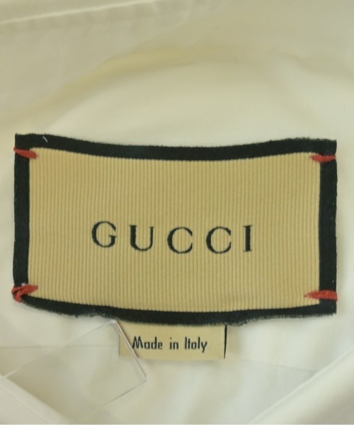 GUCCI（グッチ）カジュアルシャツ 白 サイズ:41(XL位) メンズ/2200677818085