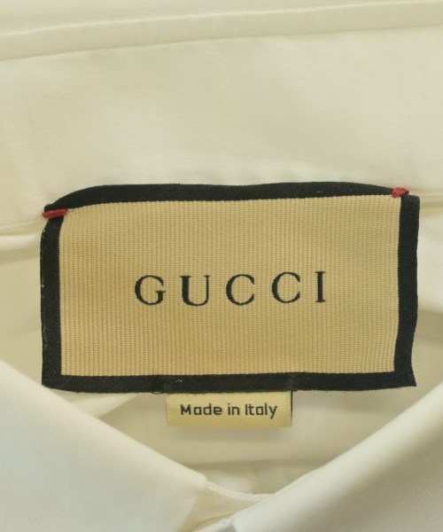 GUCCI（グッチ）カジュアルシャツ 白 サイズ:43(XXL位) メンズ/2200677818092