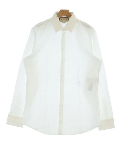 GUCCI(グッチ)カジュアルシャツ 白 サイズ:44(XXL位)/2200677818108