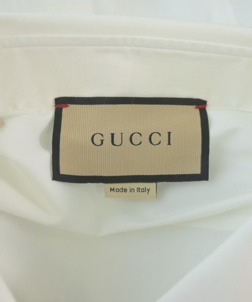 GUCCI（グッチ）カジュアルシャツ 白 サイズ:44(XXL位) メンズ/2200677818108