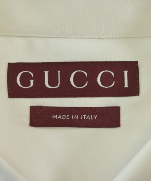 GUCCI（グッチ）カジュアルシャツ 白 サイズ:42(XXL位) メンズ/2200677818115