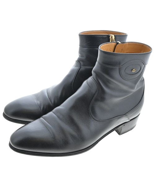 GUCCI(グッチ)ブーツ 黒 サイズ:UK6(24.5cm位)/2200678347041