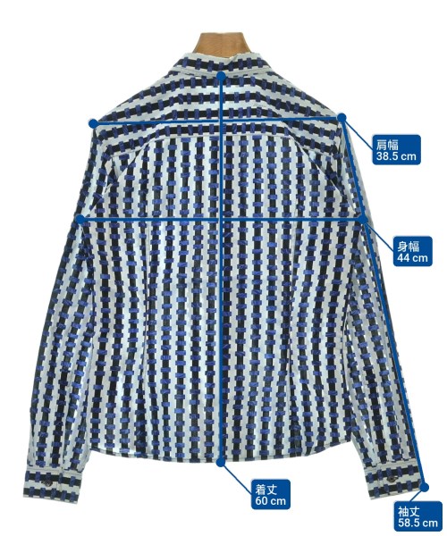 GUCCI（グッチ）カジュアルシャツ 青 サイズ:40(M位) レディース/2200678399033