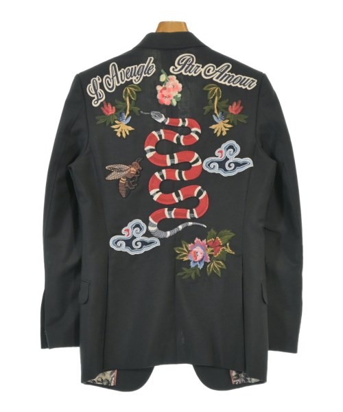 GUCCI（グッチ）テーラードジャケット 黒 サイズ:-(S位) メンズ/2200678648025