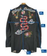 GUCCI（グッチ）テーラードジャケット 黒 サイズ:-(S位) メンズ/2200678648025
