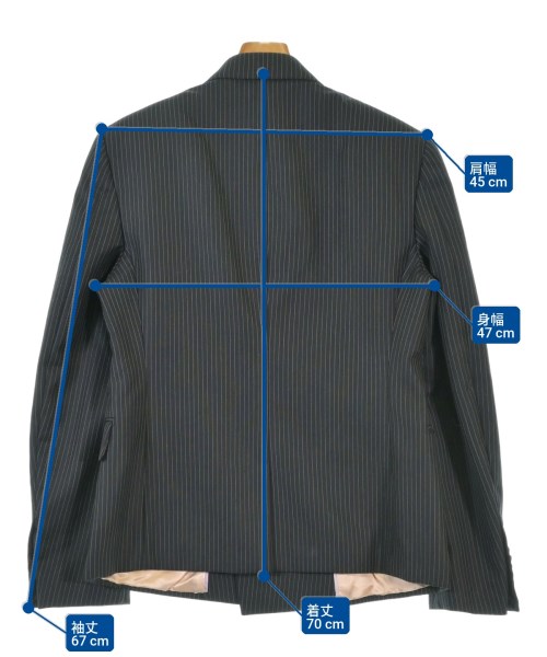 GUCCI（グッチ）テーラードジャケット 黒 サイズ:-(S位) メンズ/2200678648032