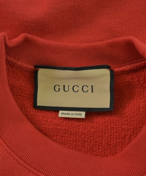 GUCCI（グッチ）スウェット 赤 サイズ:S メンズ/2200678679043