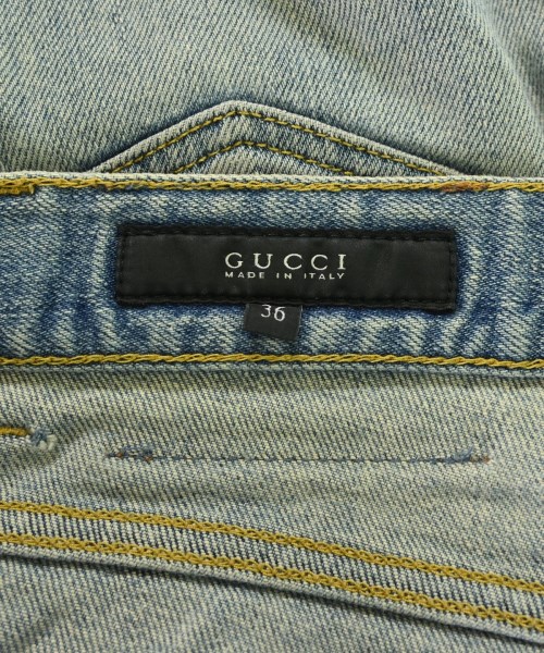GUCCI（グッチ）デニムパンツ 青 サイズ:36(XS位) レディース/2200661739013