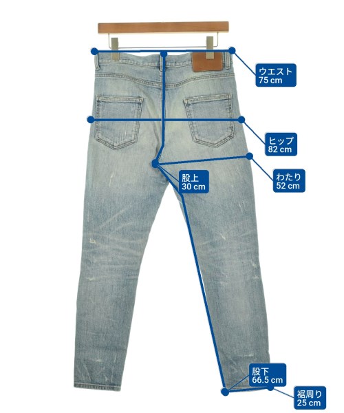 GUCCI（グッチ）デニムパンツ 青 サイズ:36(XS位) レディース/2200661739013