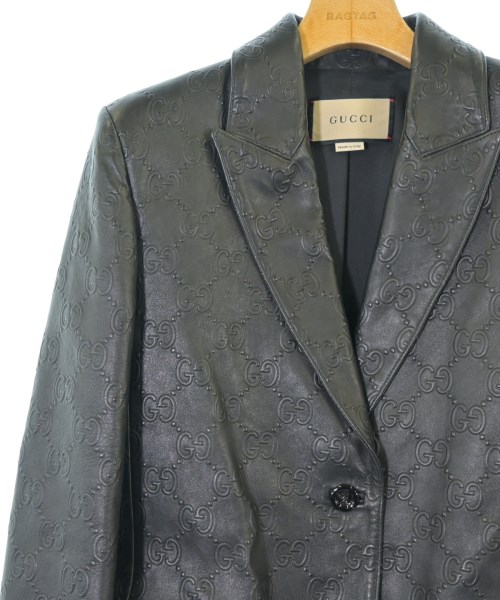 GUCCI（グッチ）カジュアルジャケット 黒 サイズ:36(XS位) レディース/2200679426011