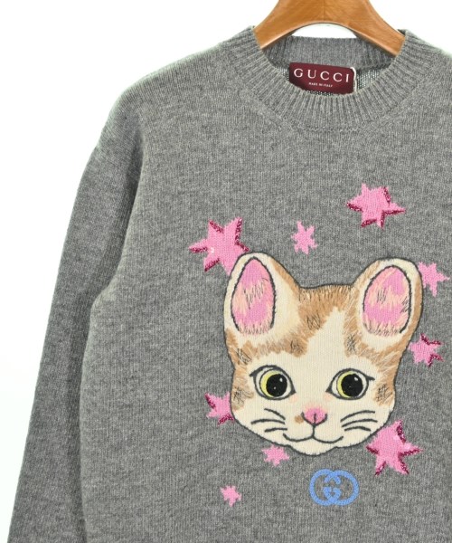 GUCCI（グッチ）ニット・セーター グレー サイズ:XS レディース/2200679426028